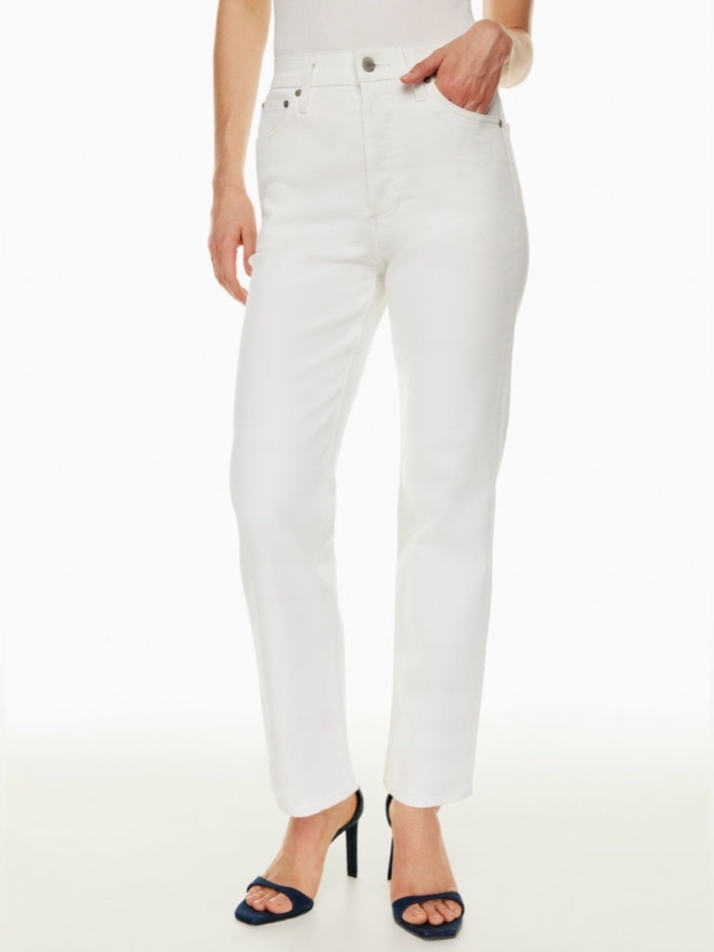 Aritiza Denim Forum - The Arlo Hi-Rise Straight Jean High-rise straight jeans